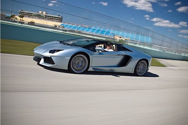 The 2013 Lamborghini Aventador Roadster