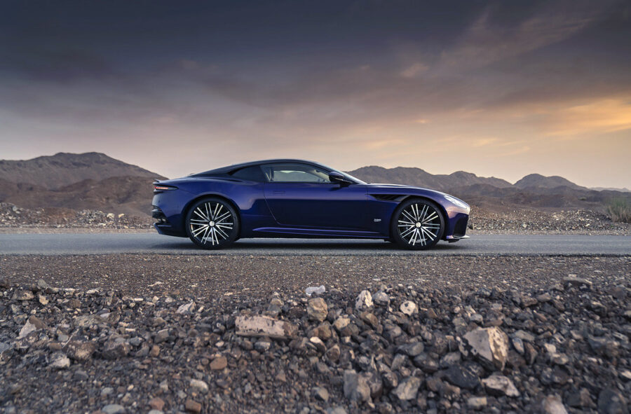 Aston Martin DBS Superleggera side view