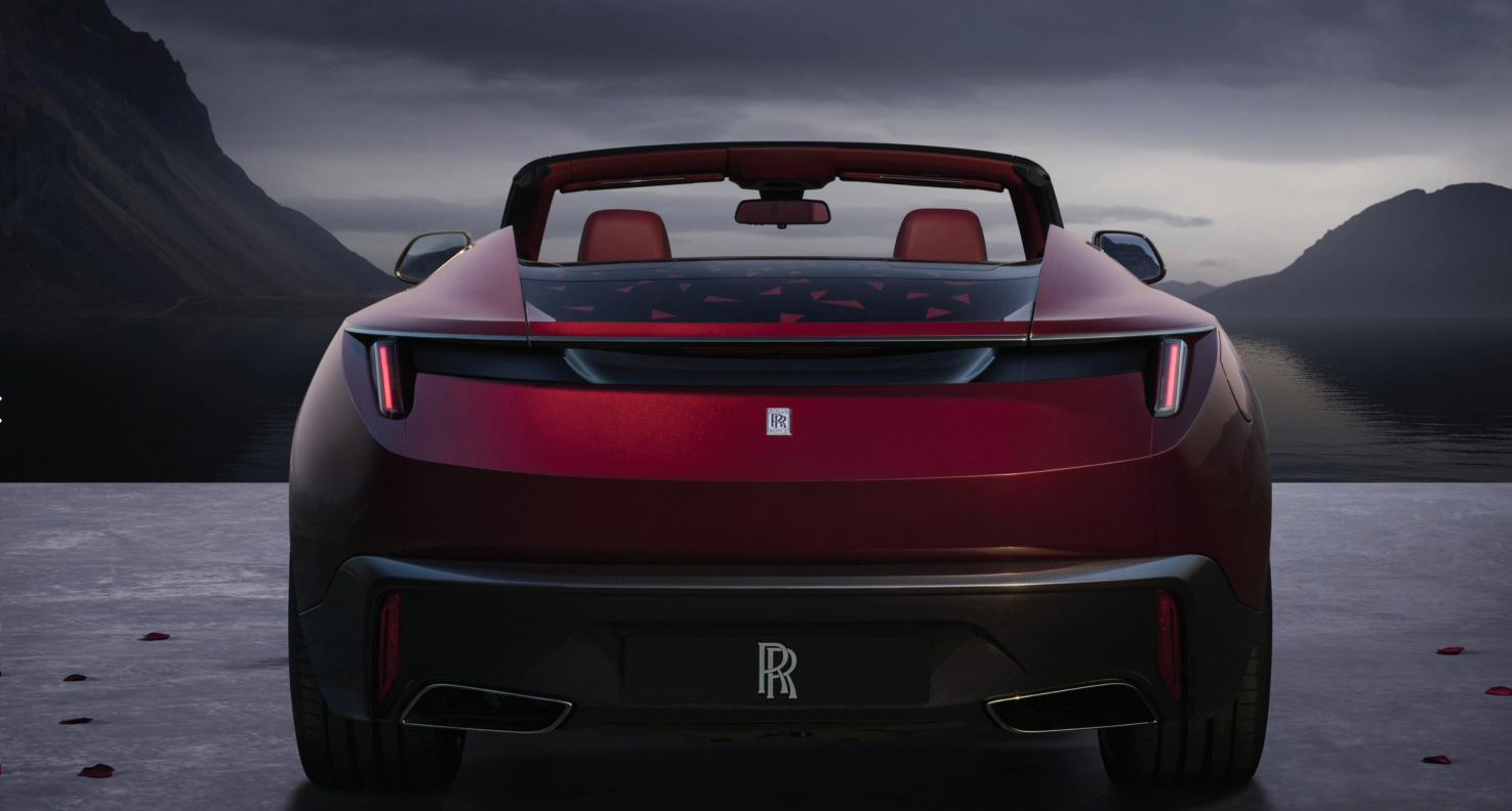 2024 Rolls-Royce La Rose Noire Droptail rear view