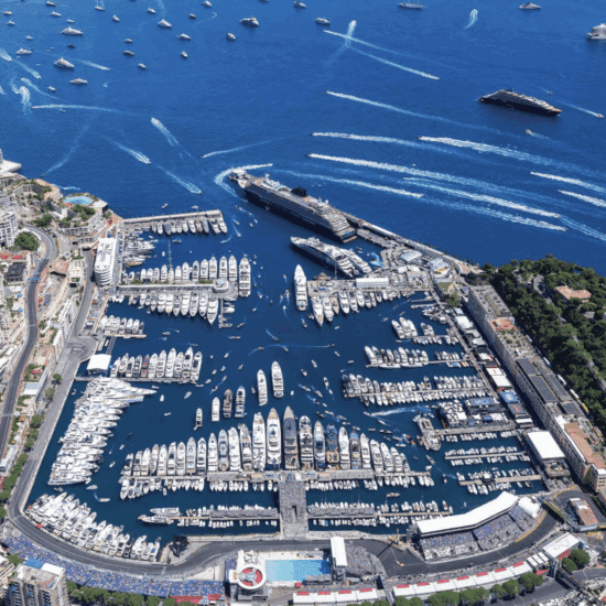 Monaco Grand Prix 2025 from above