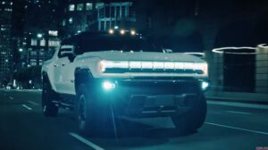 The title is Hummer EV Pickup meets LaBron James