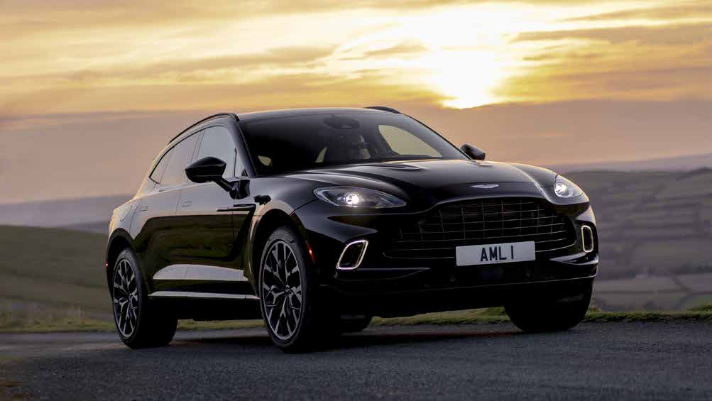 2021 ASTON MARTIN DBX A very stylish crossover with terrific performance BY TIM LAPPEN PHOTO CREDITS: COURTESY OF ASTON MARTIN OF THE AMERICAS 117 PHOTO CREDITS: COURTESY OF MERCEDES-BENZ NORTH AMERICA HAUTE AMBASSADOR Auto